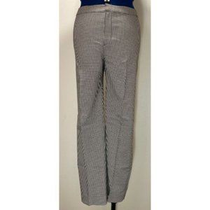 Womyn Black/White Checked Pants - Size 8